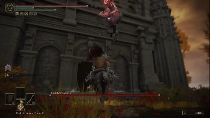 Fighting on a mount may prove to be more difficult than on foot - Elden Ring: How to beat Black Knife Assassin in Altus Plateau? - Altus Plateau - Elden Ring Guide