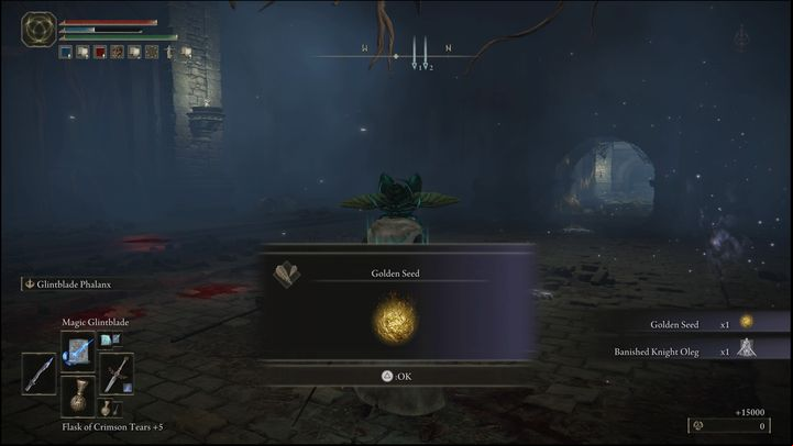 For defeating the Ulcerated Tree Spirit in Limgrave, you will receive a Golden Seed and the ashes of Banished Knight Oleg - Elden Ring: How to beat Ulcerated Tree Spirit? - Limgrave - Elden Ring Guide