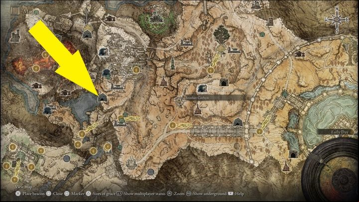 The boss is located in the Altus Plateau, more specifically in the Sage's Cave - Elden Ring: How to beat Necromancer Garris? - Altus Plateau - Elden Ring Guide