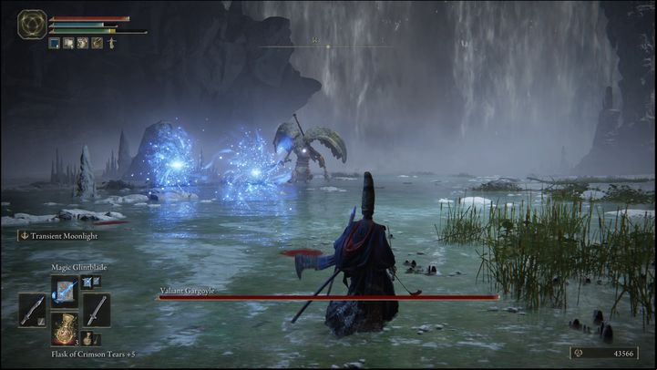 By using these spells you can deal a lot of damage to the boss before it gets close - Elden Ring: How to beat Valiant Gargoyle? - Nokron, Eternal City - Elden Ring Guide