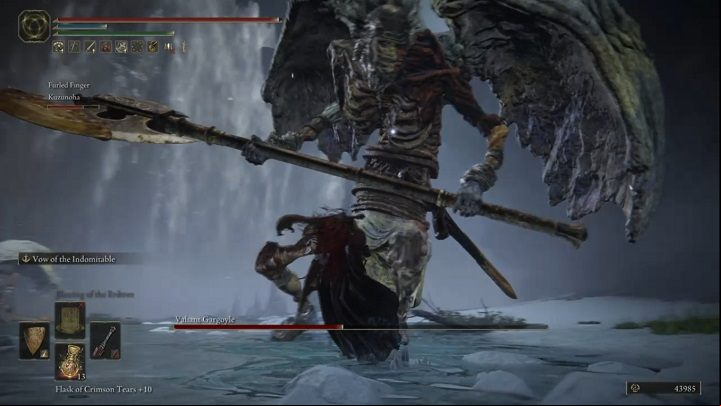 Otherwise, you should stay close to the opponent - either behind his back or between his legs - Elden Ring: How to beat Valiant Gargoyle? - Nokron, Eternal City - Elden Ring Guide