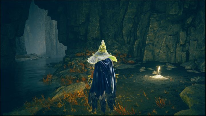 The Site of Grace is located in the age leading to the cave by the river - Shadow of the Erdtree: All Sites of Grace in main regions map - Secrets and Collectibles - Elden Ring Guide