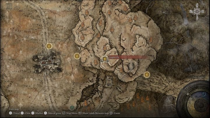 8 - Shadow of the Erdtree: All Sites of Grace in main regions map - Secrets and Collectibles - Elden Ring Guide