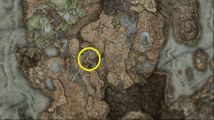 Go up the stairs towards Castle Ensis - Shadow of the Erdtree: All Sites of Grace in main regions map - Secrets and Collectibles - Elden Ring Guide