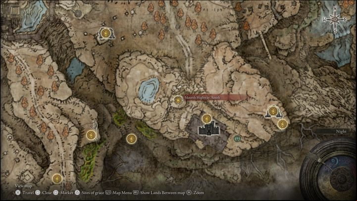 19 - Shadow of the Erdtree: All Sites of Grace in main regions map - Secrets and Collectibles - Elden Ring Guide