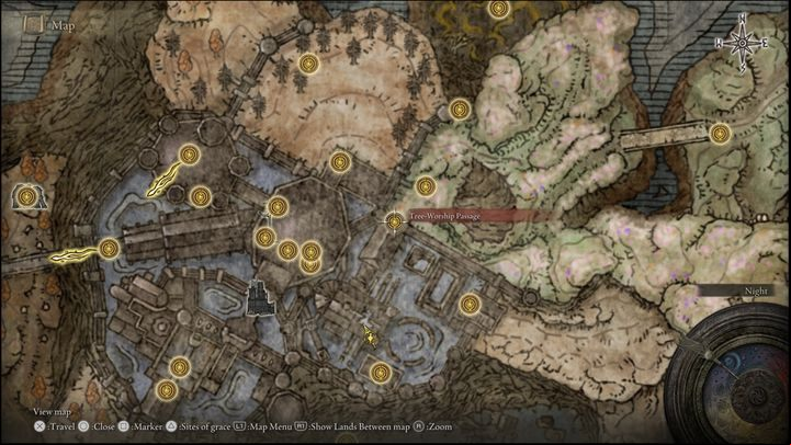27 - Shadow of the Erdtree: All Sites of Grace in main regions map - Secrets and Collectibles - Elden Ring Guide
