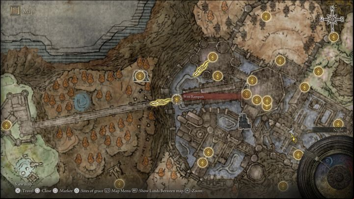 To get here, you need to start from the Storehouse, First Floor Site of Grace and keep to the left side of that floor - Shadow of the Erdtree: All Sites of Grace in main regions map - Secrets and Collectibles - Elden Ring Guide