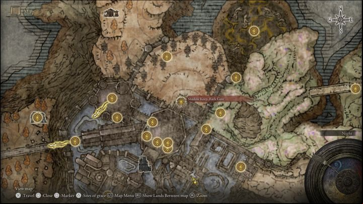 35 - Shadow of the Erdtree: All Sites of Grace in main regions map - Secrets and Collectibles - Elden Ring Guide