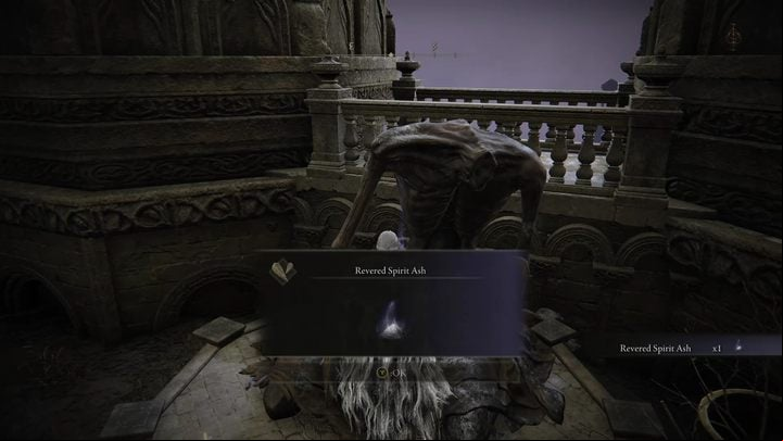 After leaving the Divine Beast Dancing Lion boss arena - Shadow of the Erdtree: All Revered Spirit Ashes map - Secrets and Collectibles - Elden Ring Guide