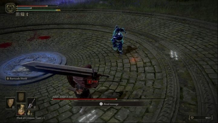 Adan is a humanoid character, so you can easily throw him off-balance and break the attack animation, for example with death from above attacks - Elden Ring: How to beat Adan, Thief of Fire? - Liurnia of the Lakes - Elden Ring Guide