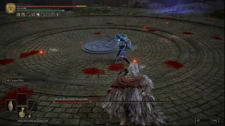 Alecto is a difficult and fierce opponent - Elden Ring: How to beat Alecto, Black Knife Ringleader? - Liurnia of the Lakes - Elden Ring Guide