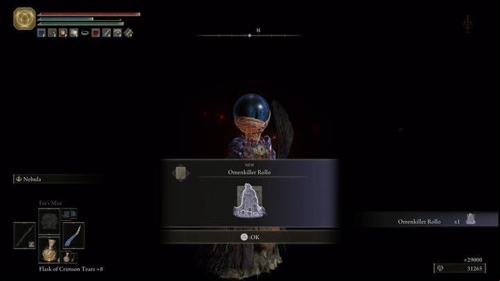 For defeating Fallen Twins, you will receive Runes (29,000) and Omenkiller Rollo Ashes - Elden Ring: How to beat Fell Twin? - Leyndell, the royal capital - Elden Ring Guide