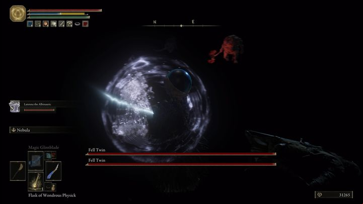 Then, when the boss is getting closer, cast a few quick spells at him, for example, Glimstone spells - Elden Ring: How to beat Fell Twin? - Leyndell, the royal capital - Elden Ring Guide