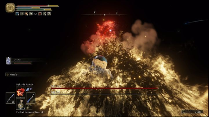 After defeating the first of the twins, approach the second - Elden Ring: How to beat Fell Twin? - Leyndell, the royal capital - Elden Ring Guide