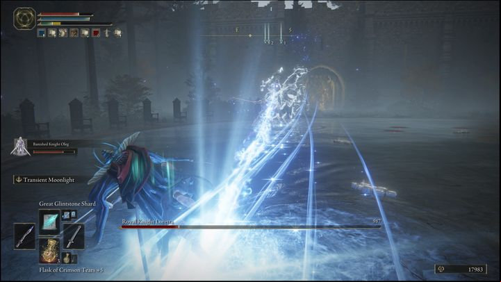 Loretta uses all kinds of spells - Elden Ring: How to beat Royal Knight Loretta? - Liurnia of the Lakes - Elden Ring Guide
