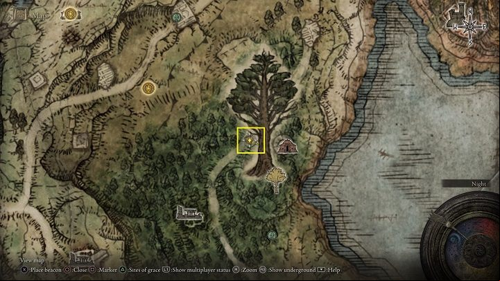 Map: Limgrave, East is located in Mistwood - Elden Ring: Where to find map fragments? List - FAQ - Elden Ring Guide