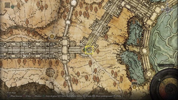 From the Altus Highway Junction, take the main road east - Elden Ring: Where to find map fragments? List - FAQ - Elden Ring Guide