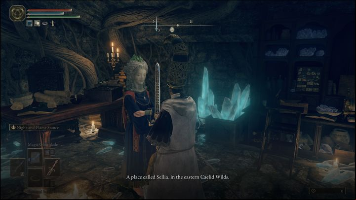 After meeting Sellen, you will unlock access to magic services in the form of spells that you can buy with runes - Elden Ring: Sorceress Sellen - walkthrough - Quests - Elden Ring Guide