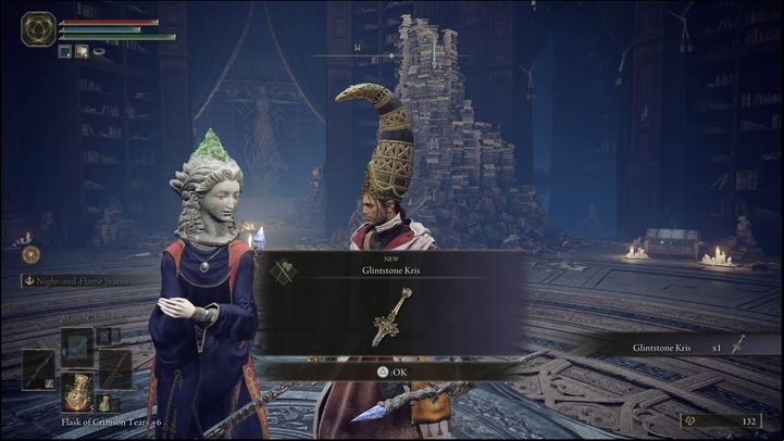 If you rest at the site of grace and return to the Raya Luccaria Grand Library, you will see that Sorceress Sellen has transformed - Elden Ring: Sorceress Sellen - walkthrough - Quests - Elden Ring Guide