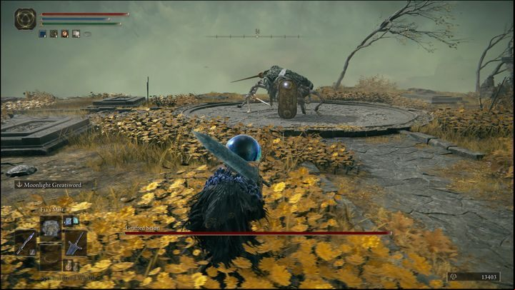 If you haven't defeated the Grafted Scion boss the first time, you'll have the opportunity to fight him again - Elden Ring: White Mask Varre - walkthrough - Quests - Elden Ring Guide