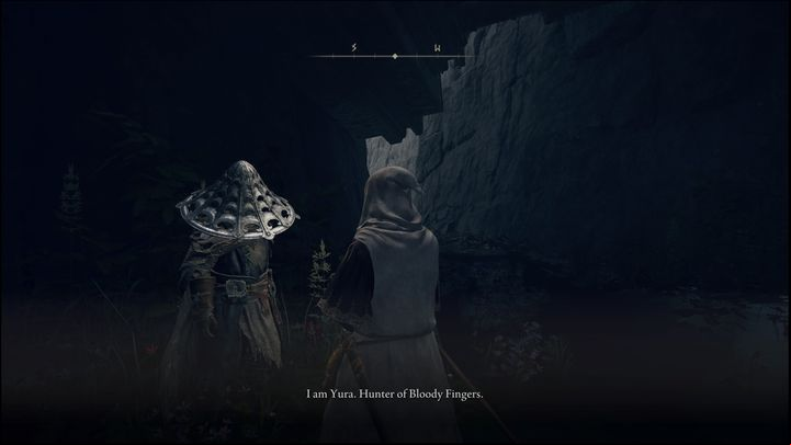 You will find Yura there (if she does not appear, you have to reset the location) - Elden Ring: Bloody Finger Hunter Yura - walkthrough - Quests - Elden Ring Guide
