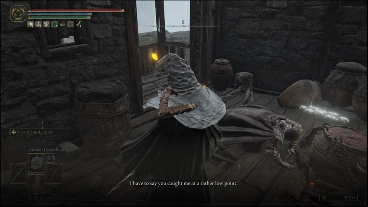 Optionally, if you've completed the Diallos quest , or have defeated Rykard, Lord of Blasphemy , after reloading the location after talking with Jar Bairn, you can go deeper into Jarburg - Elden Ring: Jar Bairn - walkthrough - Quests - Elden Ring Guide