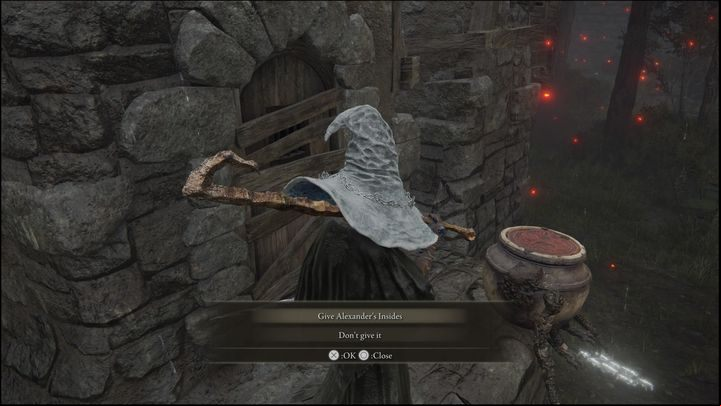 When you reset the location again, talk to the Joy on the stairs by the building on the left - Elden Ring: Jar Bairn - walkthrough - Quests - Elden Ring Guide