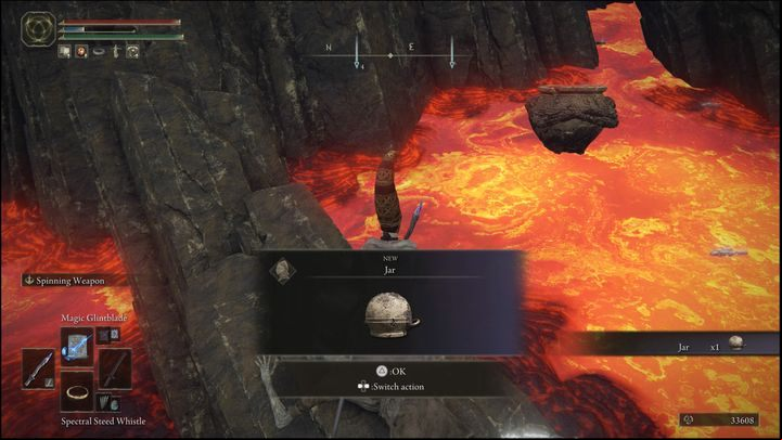 Alexander will be standing in the lava lake - Elden Ring: Iron Fist Alexander questline - walkthrough - Quests - Elden Ring Guide