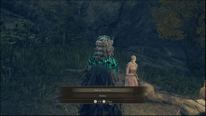 Irina is sitting on a rock - Elden Ring: Hyetta - walkthrough - Quests - Elden Ring Guide