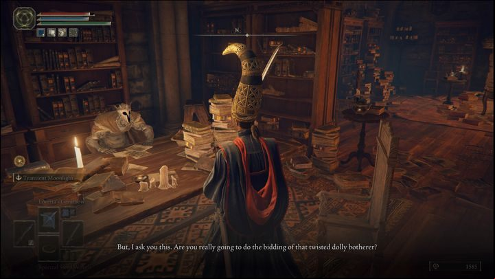 Before you do that, however, discuss the matter with Ofnir, who is in his office in Roundtable Hold - Elden Ring: Seluvis - walkthrough - Quests - Elden Ring Guide