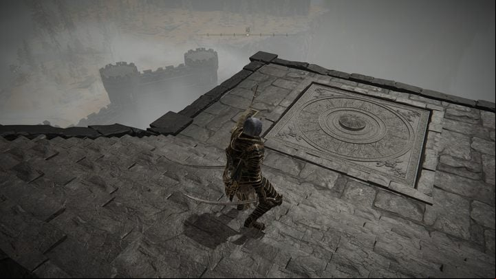 Take the stairs until you reach another elevator - Shadow of the Erdtree: How to open the age behind the headless statue? - Secret locations - Elden Ring Guide