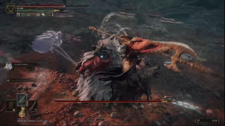 Once they are dealt with, you can fully focus on the Commander - Elden Ring: How to beat Commander ONeil? - Caelid - Elden Ring Guide