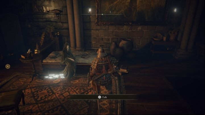 First of all, Fia will give you an item called Baldachin's Blessing - Elden Ring: What does Fia, Deathbed Companion do? - FAQ - Elden Ring Guide