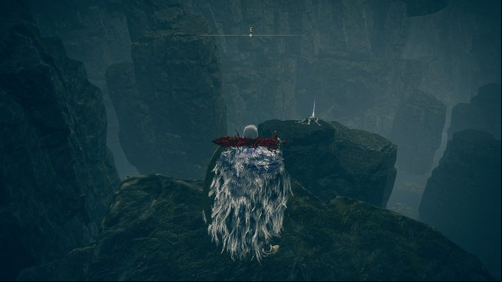 To get further, you'll have to carefully walk on the stone pillars leading south - Shadow of the Erdtree: How to reach the Cerulean Coast? - Secret locations - Elden Ring Guide