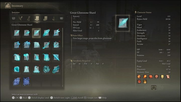 This spell seems to be the best among Glintstone projectiles - Elden Ring: Best Sorceries - list - Basics - Elden Ring Guide
