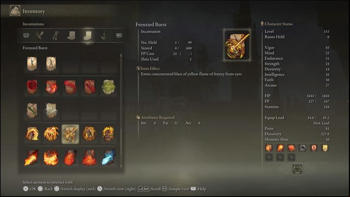This is a unique incantation that produces a ray of rage that hits enemies in a straight line - Elden Ring: Best Incantations - list - Basics - Elden Ring Guide