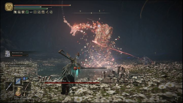The fight will be much the same as in the first stage, except her attacks will apply scarlet rot - Elden Ring: How to beat Malenia, Blade of Miquella? - Miquellas Haligtree - Elden Ring Guide