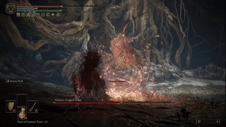 Malenia can also lift itself up and create duplicates, which will disappear after attacking - Elden Ring: How to beat Malenia, Blade of Miquella? - Miquellas Haligtree - Elden Ring Guide