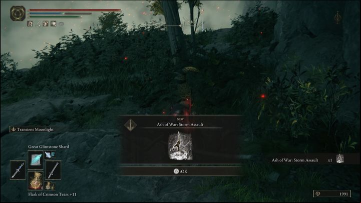 The Storm Assault requires some extra effort - Elden Ring: Ashes of War and Spirit Ashes (Limgrave) - list of all - Limgrave - Elden Ring Guide