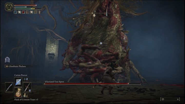 Once you reach the end, you need to face Ulcerated Tree Spirit - Elden Ring: Ashes of War and Spirit Ashes (Limgrave) - list of all - Limgrave - Elden Ring Guide
