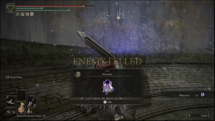 For defeating the Alabaster Lord, you will receive a gravitas spell, namely Meteorite and 3600 Runes - Elden Ring: How to beat Alabaster Lord? - Weeping Peninsula - Elden Ring Guide