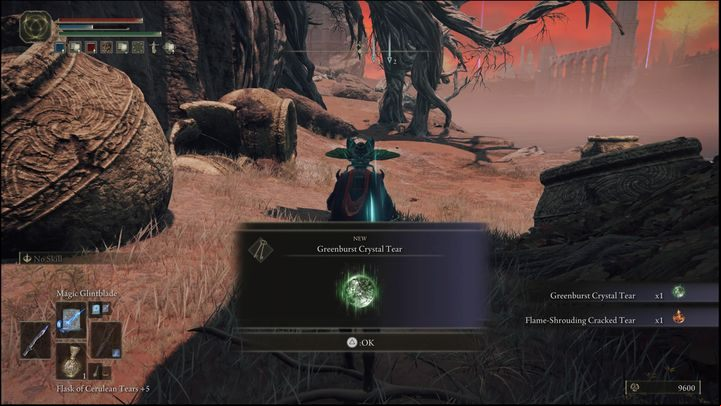 Mountaintops of the Giants (east): 70,000 runes and materials: Cerulean Crystal Tear , Crimson Bubbletear - Elden Ring: How to beat Erdtree Avatar? - Weeping Peninsula - Elden Ring Guide