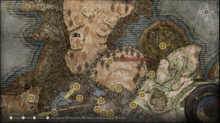 1 - Shadow of the Erdtree: All Sites of Grace in minor regions map - Secrets and Collectibles - Elden Ring Guide