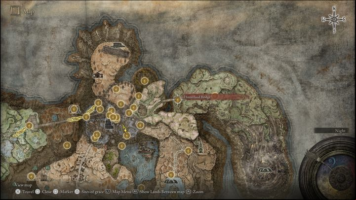 4 - Shadow of the Erdtree: All Sites of Grace in minor regions map - Secrets and Collectibles - Elden Ring Guide