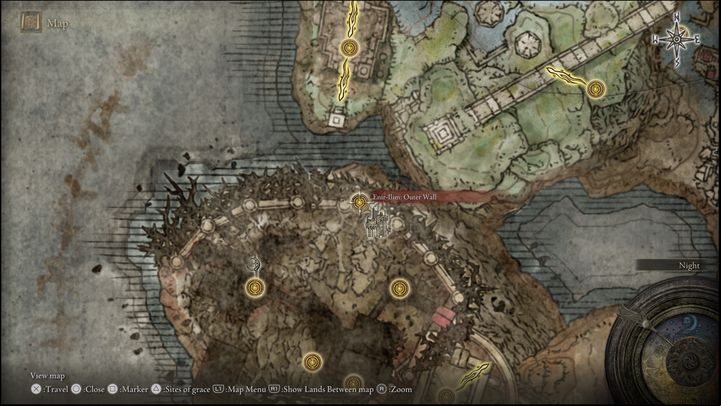 6 - Shadow of the Erdtree: All Sites of Grace in minor regions map - Secrets and Collectibles - Elden Ring Guide