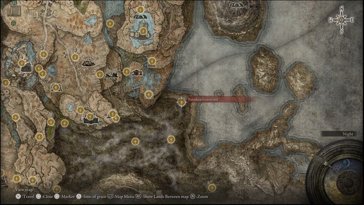 12 - Shadow of the Erdtree: All Sites of Grace in minor regions map - Secrets and Collectibles - Elden Ring Guide