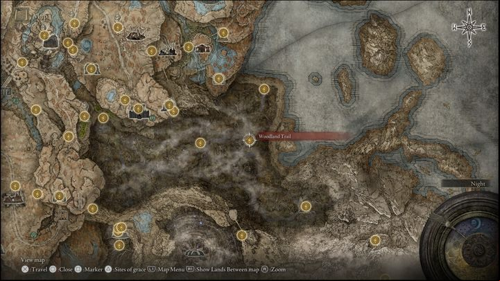 13 - Shadow of the Erdtree: All Sites of Grace in minor regions map - Secrets and Collectibles - Elden Ring Guide
