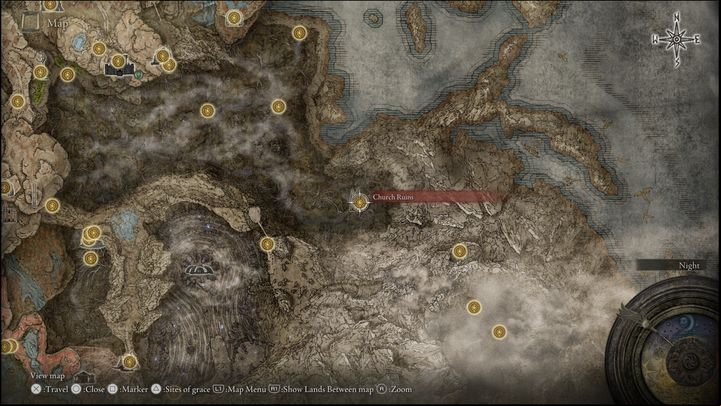 14 - Shadow of the Erdtree: All Sites of Grace in minor regions map - Secrets and Collectibles - Elden Ring Guide
