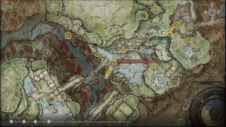 22 - Shadow of the Erdtree: All Sites of Grace in minor regions map - Secrets and Collectibles - Elden Ring Guide