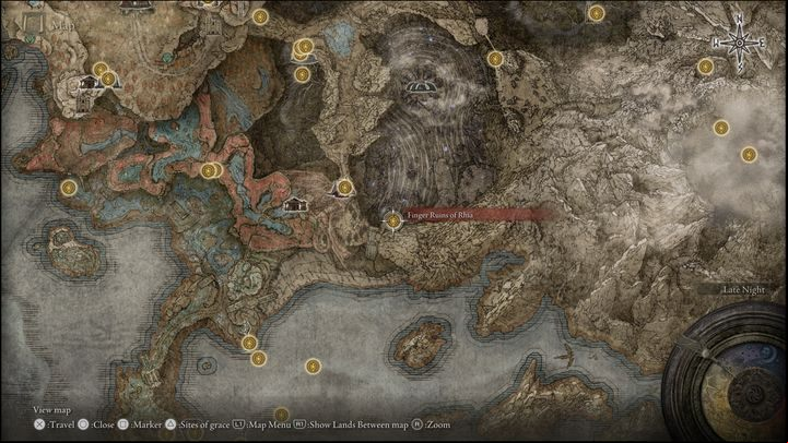 35 - Shadow of the Erdtree: All Sites of Grace in minor regions map - Secrets and Collectibles - Elden Ring Guide